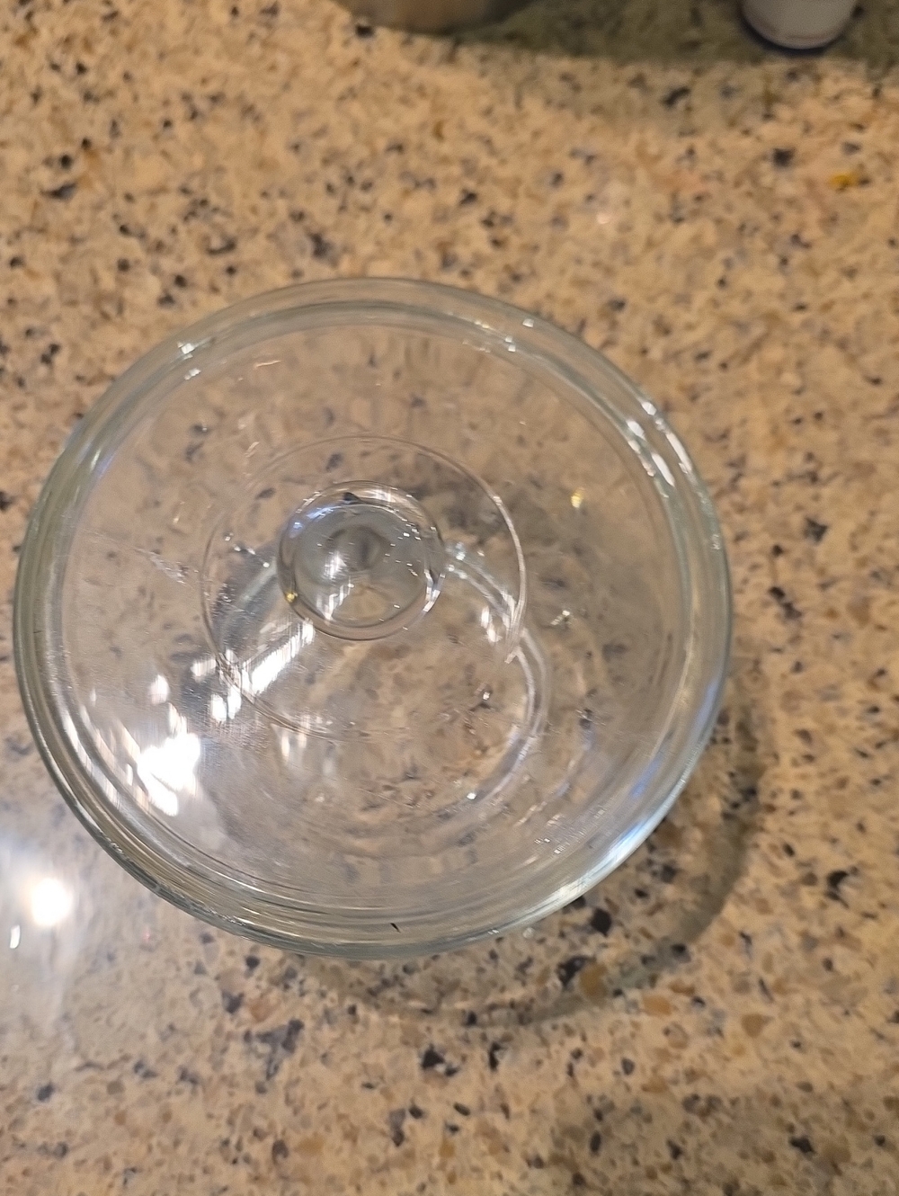 Clear Glass Covered Serving Bowl - Home Dining